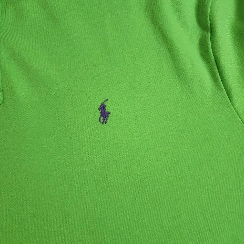 Polo by Ralph Lauren Men's XL Lime Green Short-Sleeved Polo Shirt Pony Logo